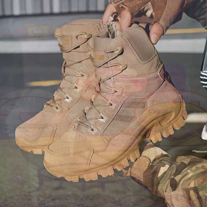 Outdoor Camping Light Ideas - Tan Long Barrel Deadlift Casual Sneakers