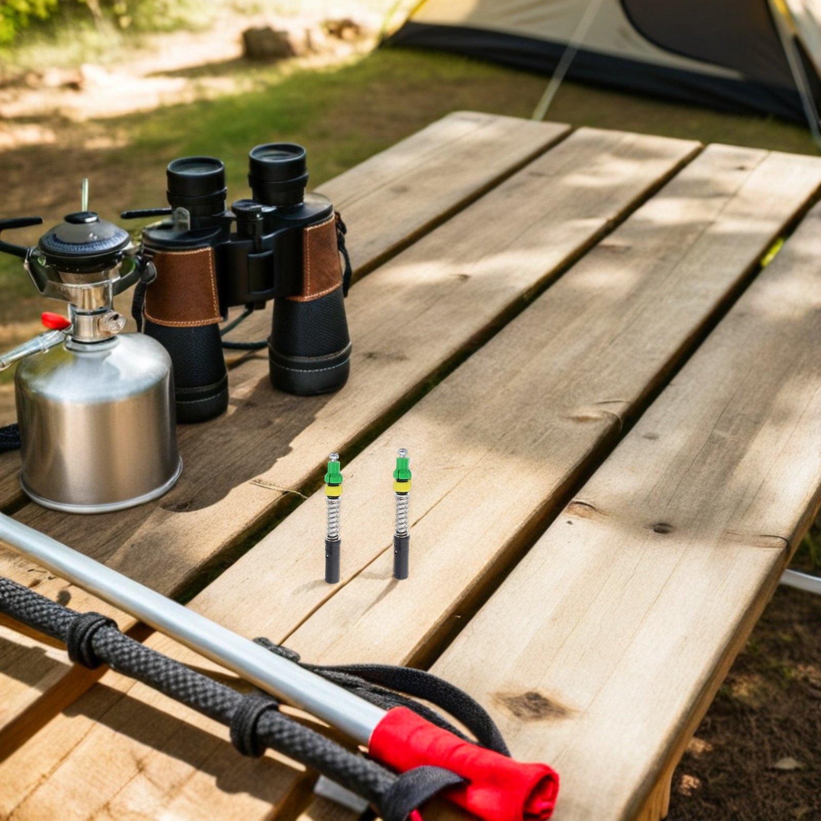Trekking Poles - 2Pcs Hiking Pole Expansion Tubes Shock