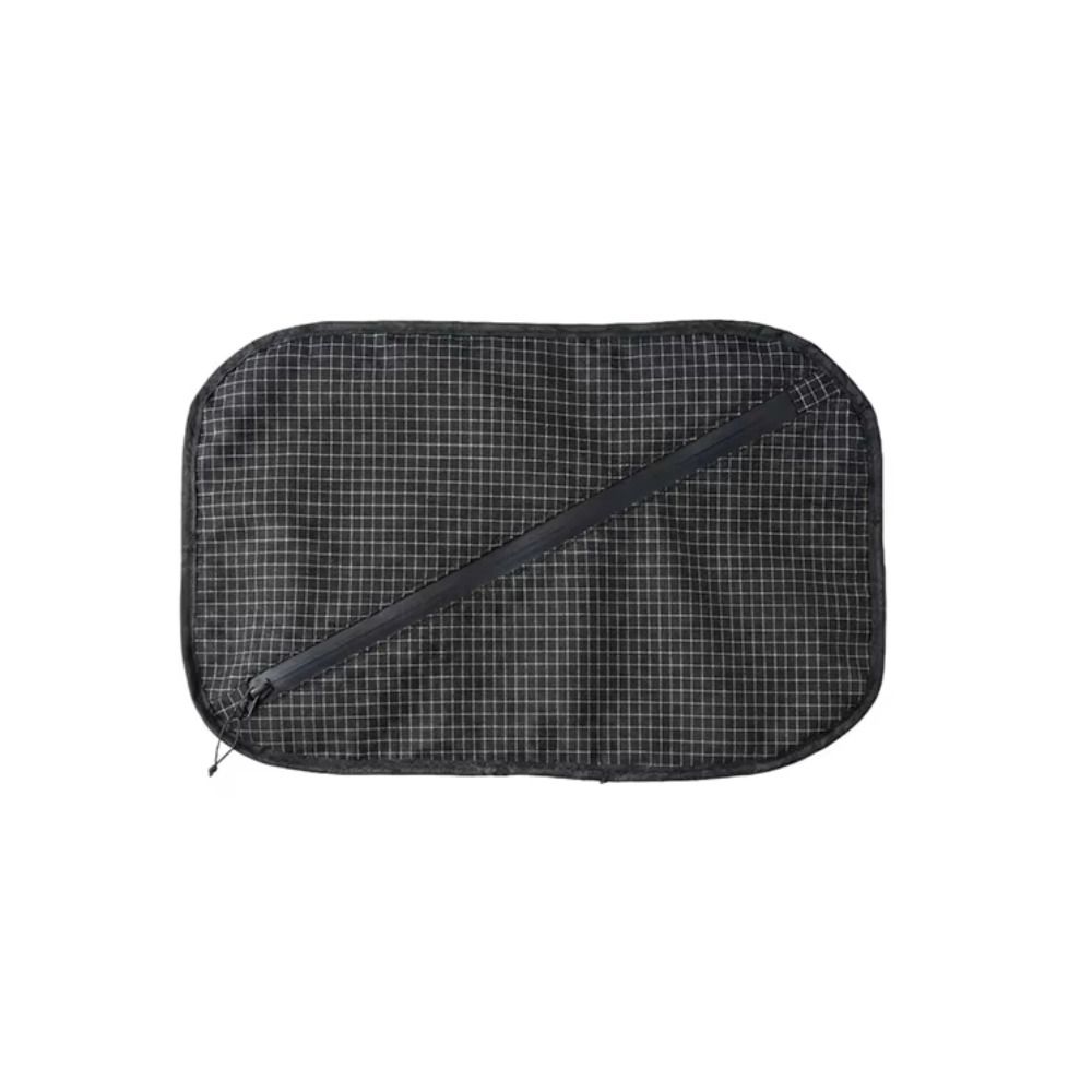 Camp Pillow Compressible - Durable 2-in-1 Pillow Storage Bag Grid