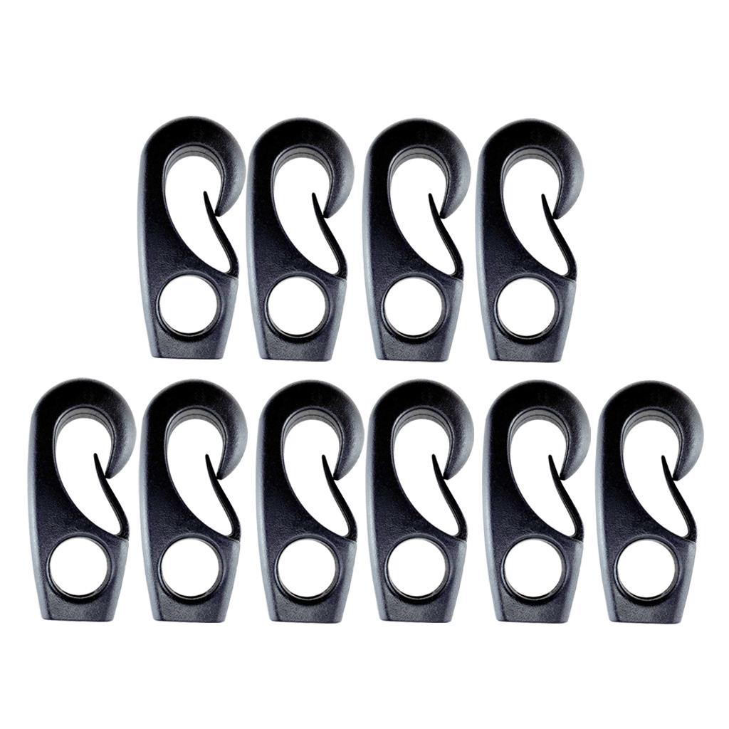 Camping Rope - Shock Cord Nylon Hooks Heavy Duty