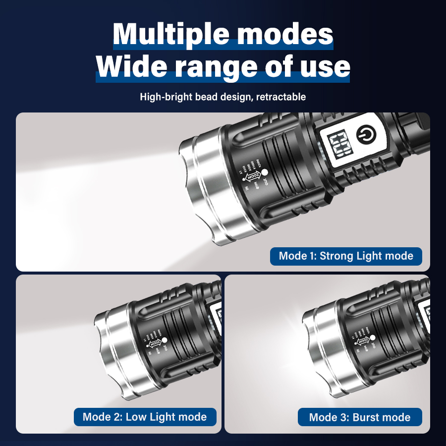 High Power 200000LM LED Flashl - огляд і ціна Outdoor Camping Lamp