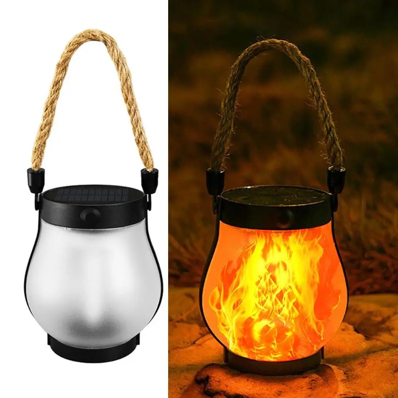 Solar Flame Lamp USB Rechargea - огляд і ціна Camping Rope