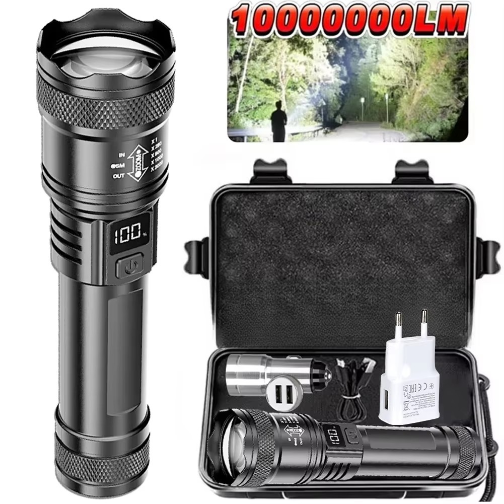100000LM Super Bright Flashlig - огляд і ціна Outdoor Camping Lamp