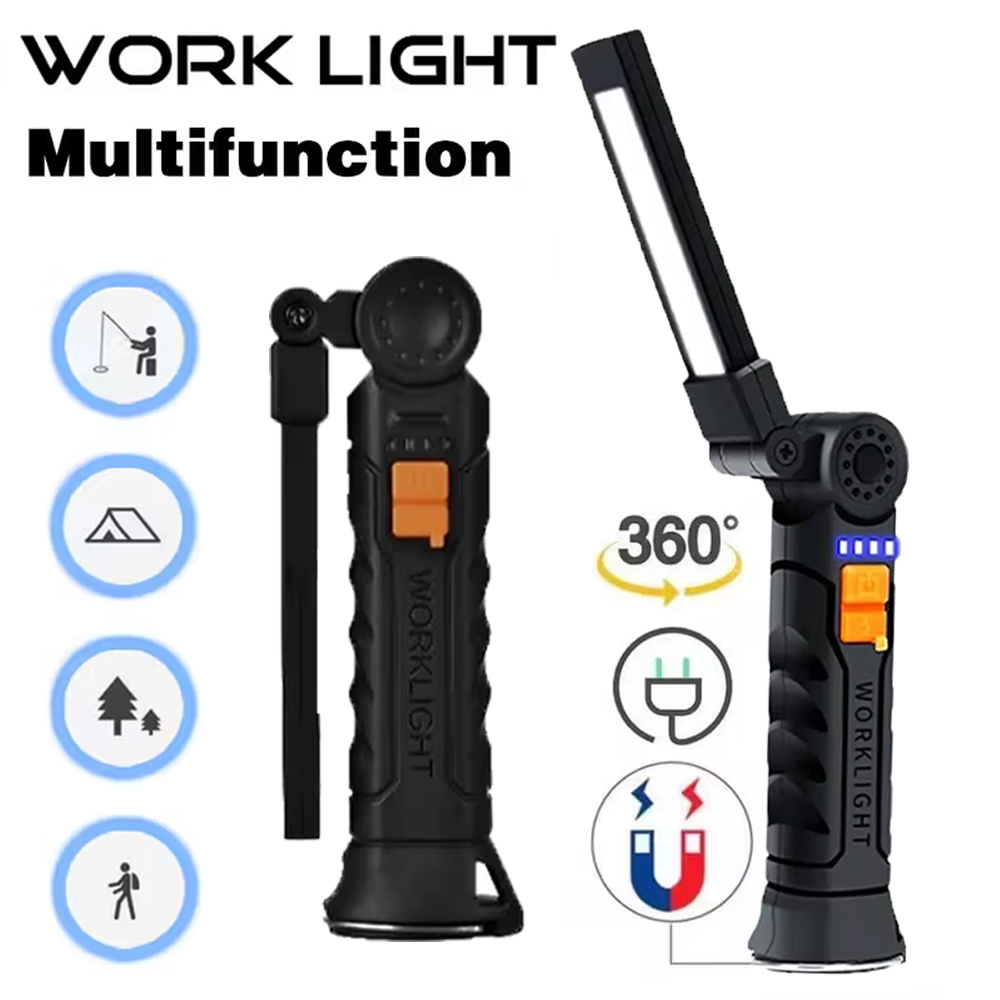 Portable COB LED Flashlight US - огляд і ціна Outdoor Camping Lamp