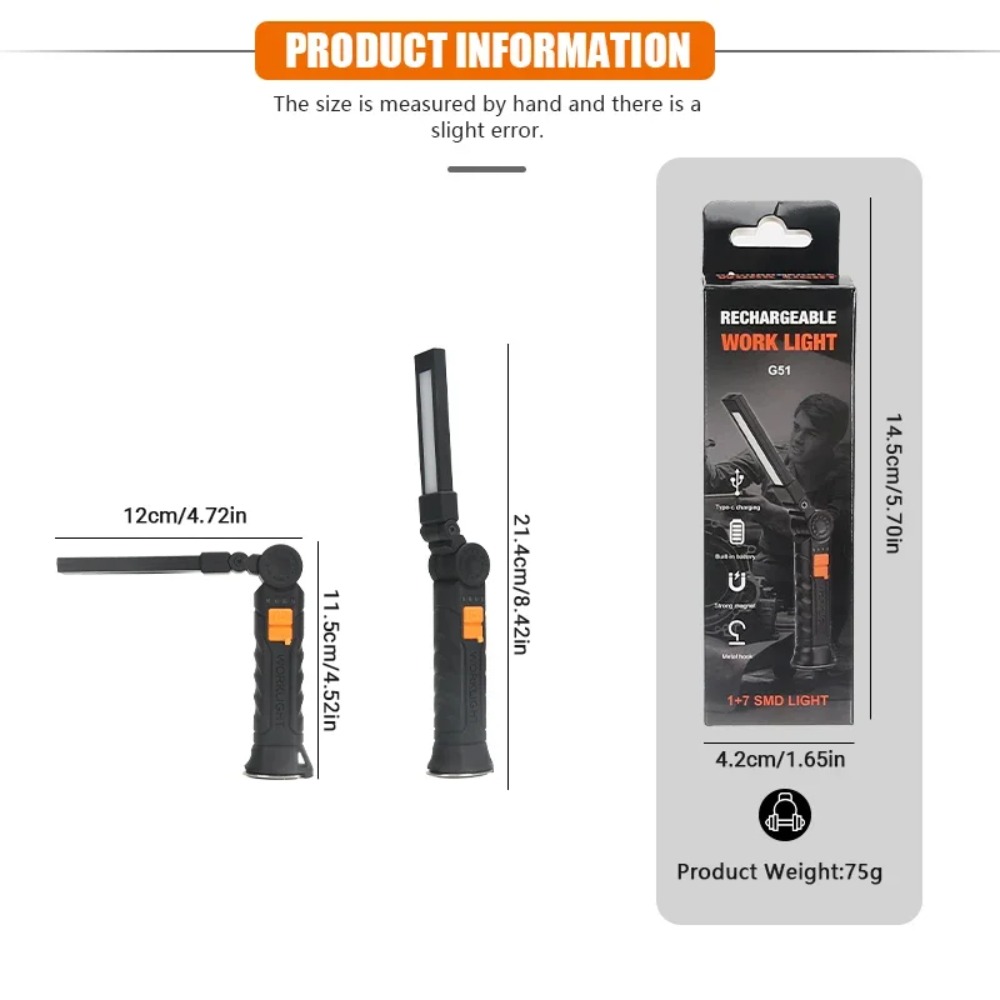 Portable COB LED Flashlight US - огляд і ціна Outdoor Camping Lamp