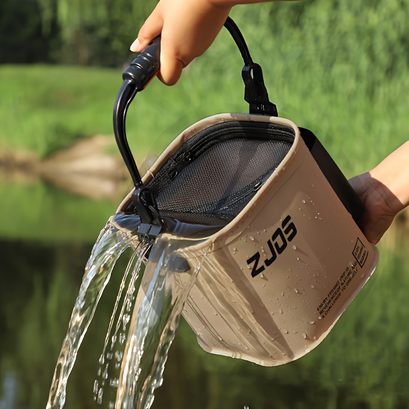 Portable Folding Bucket 8L/13L - огляд і ціна Camping Rope
