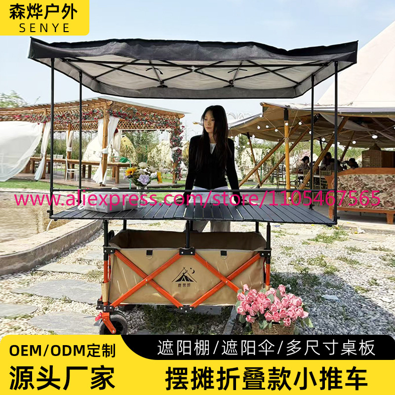 1PCS camper stall large foldab - огляд і ціна Outdoor Camping Table