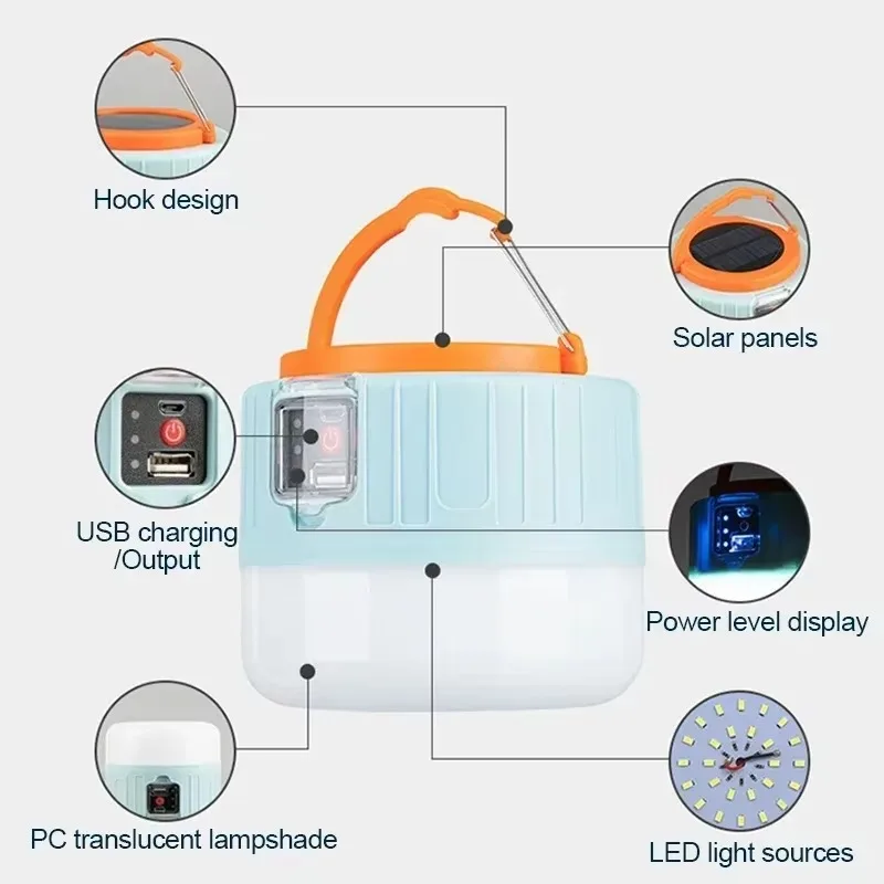 Solar Camping Lantern Recharge - огляд і ціна Outdoor Camping Lamp