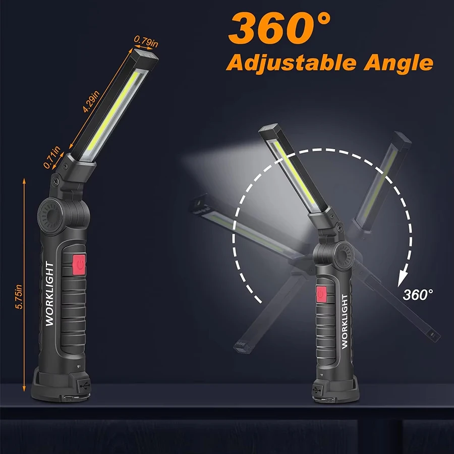 Rechargeable Magnetic Work Lig - огляд і ціна Outdoor Camping Lamp