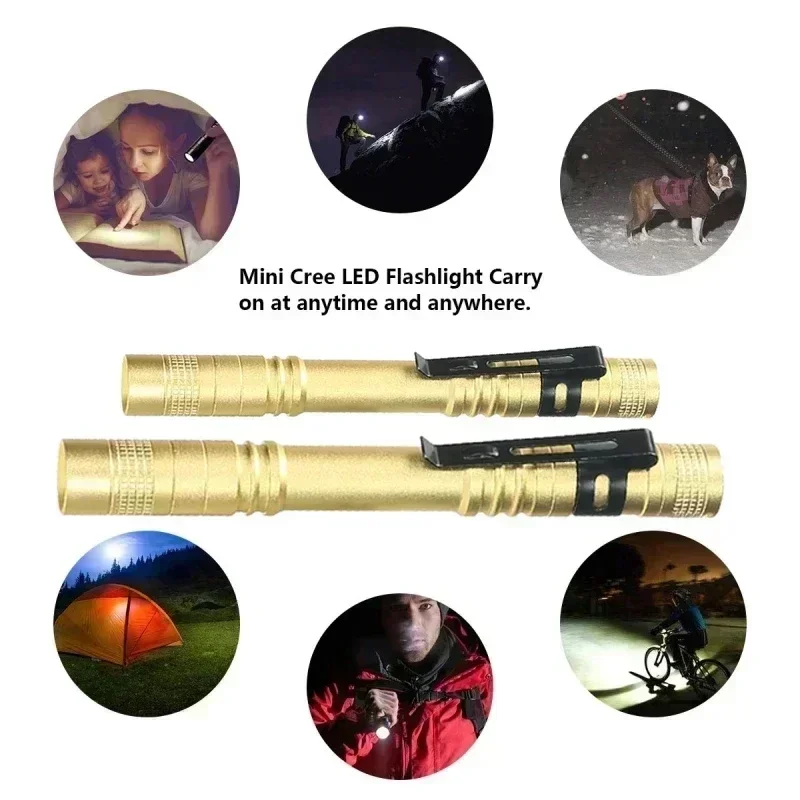 Portable Mini LED Pen Flashlig - огляд і ціна Outdoor Camping Lamp