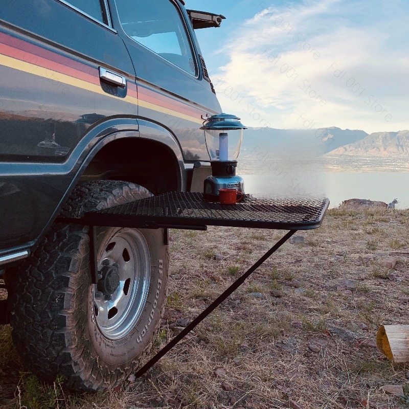 Car Camping Grill Tire Metal F - огляд і ціна Outdoor Camping Table