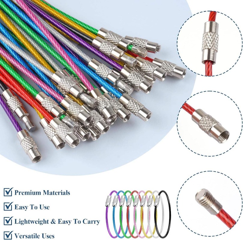 25PCS/Set Colorful Stainless S - огляд і ціна Camping Rope