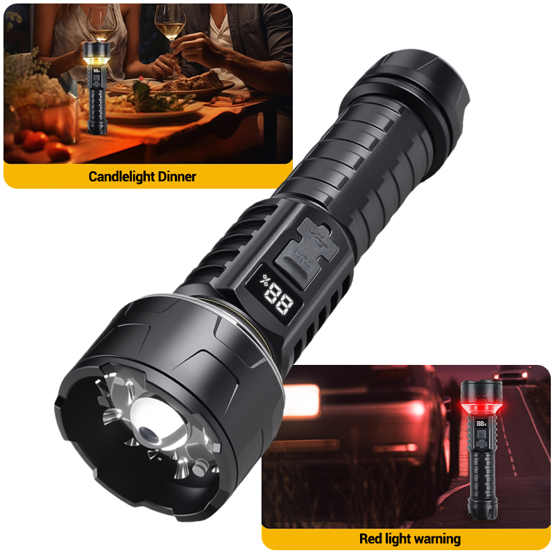 COB LED Flashlight Rechargeabl - огляд і ціна Outdoor Camping Lamp