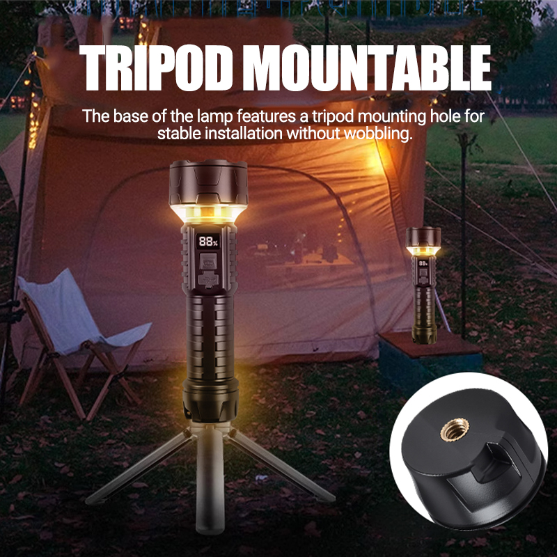 COB LED Flashlight Rechargeabl - огляд і ціна Outdoor Camping Lamp