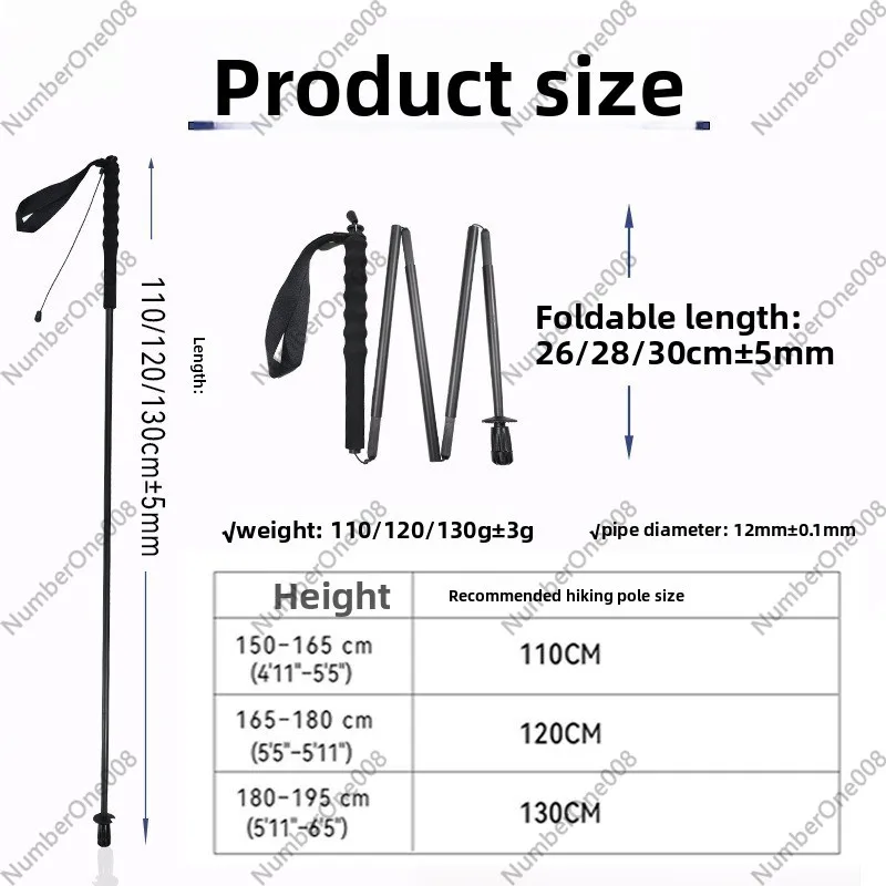 Ultra-Light Carbon Fiber Foldi - огляд і ціна Trekking Poles