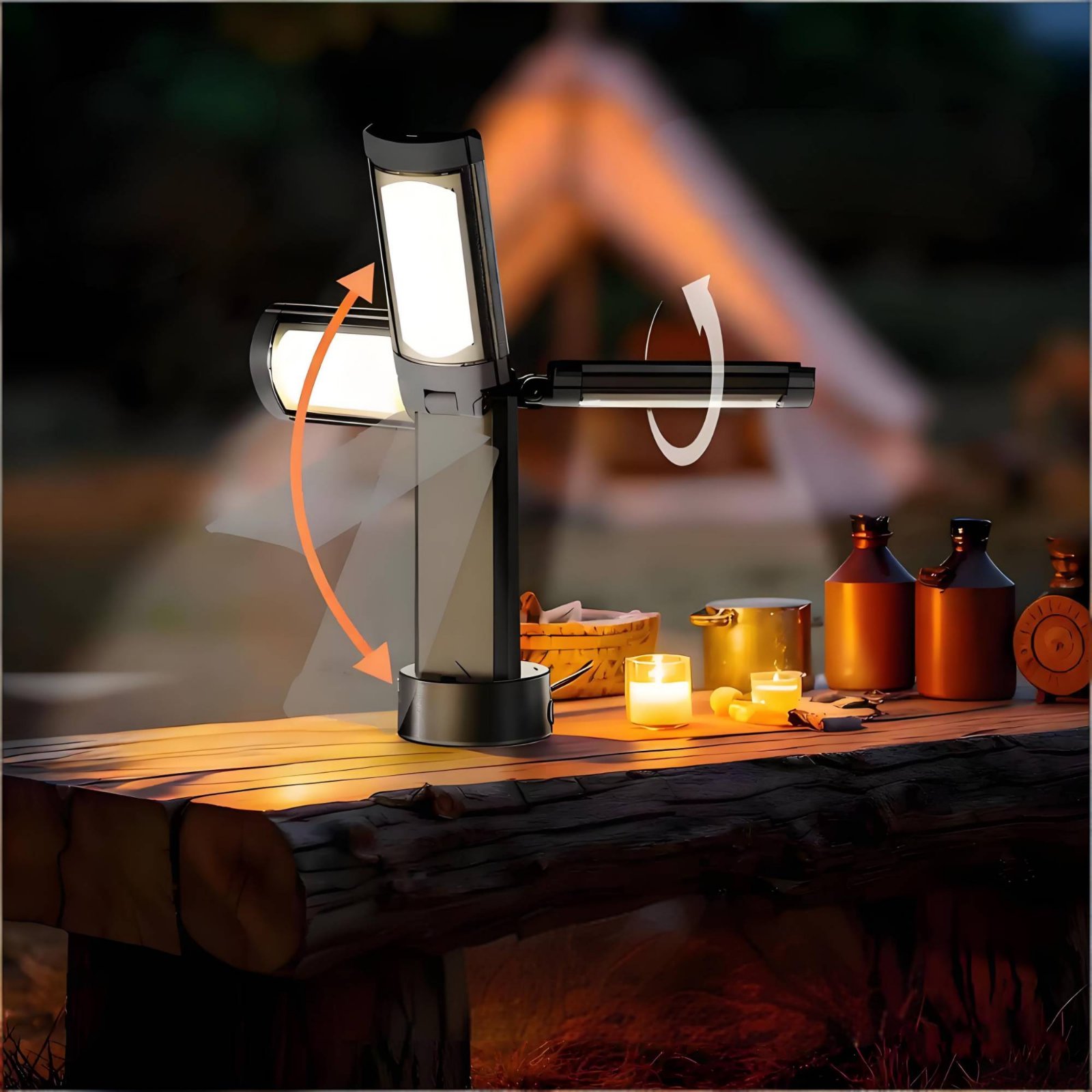 Telescopic Tent Lamp Adjustabl - огляд і ціна Outdoor Camping Lamp