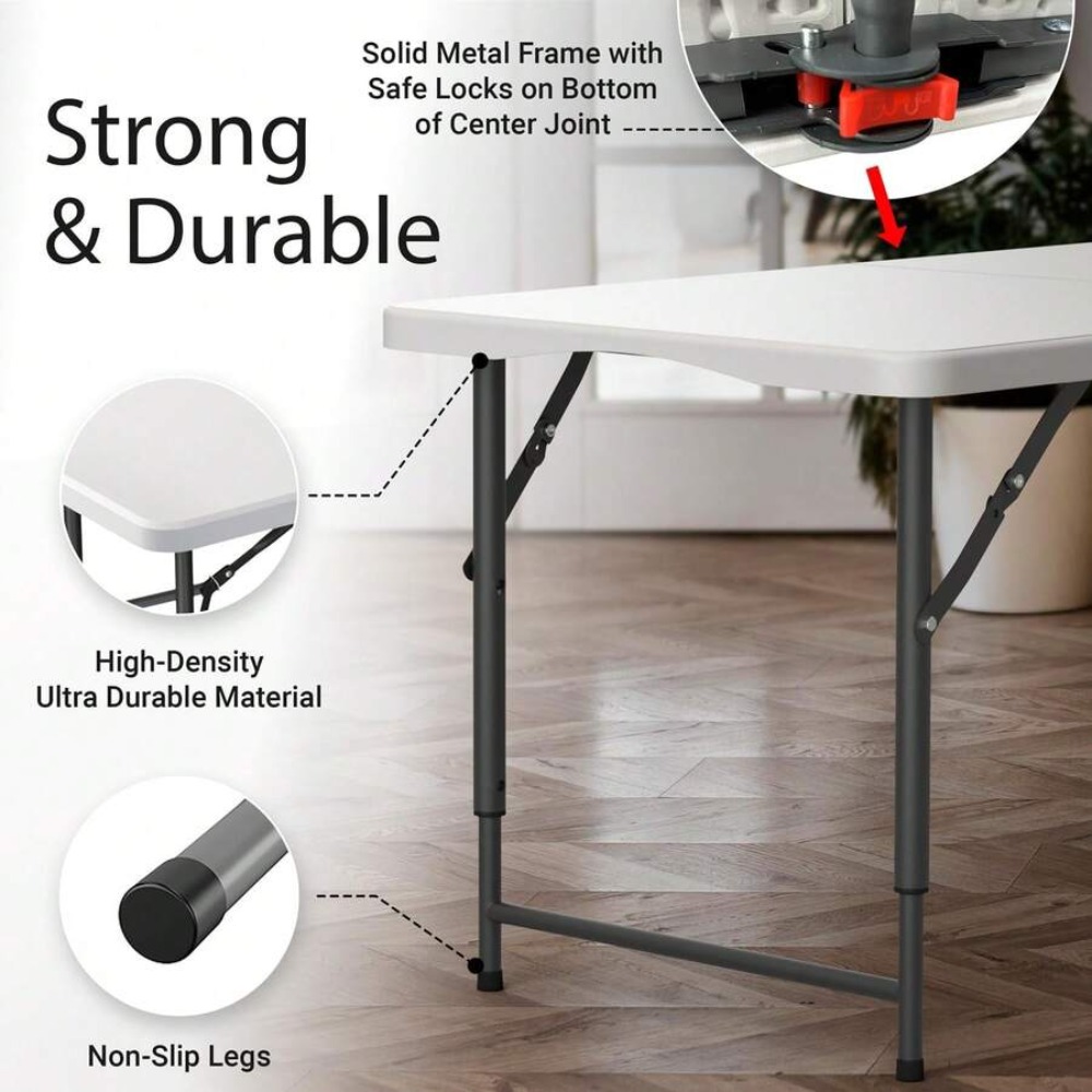 4FT Foldable Table Adjustable  - огляд і ціна Outdoor Camping Table