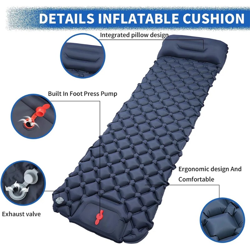 TPU Rhombus Inflatable Sleepin - огляд і ціна Camp Pillow Compressible