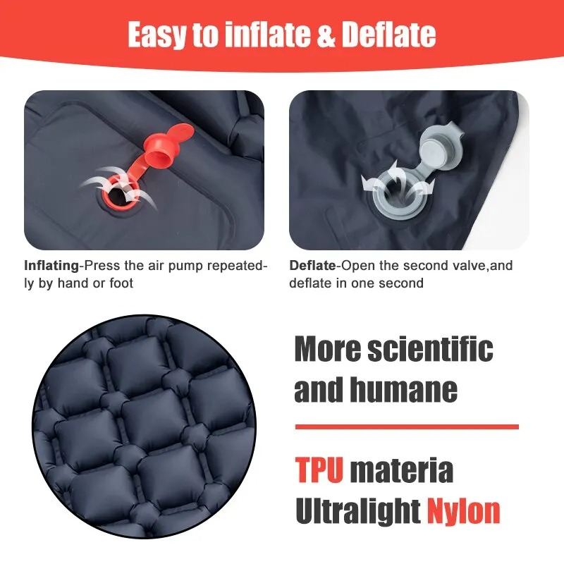 TPU Rhombus Inflatable Sleepin - огляд і ціна Camp Pillow Compressible