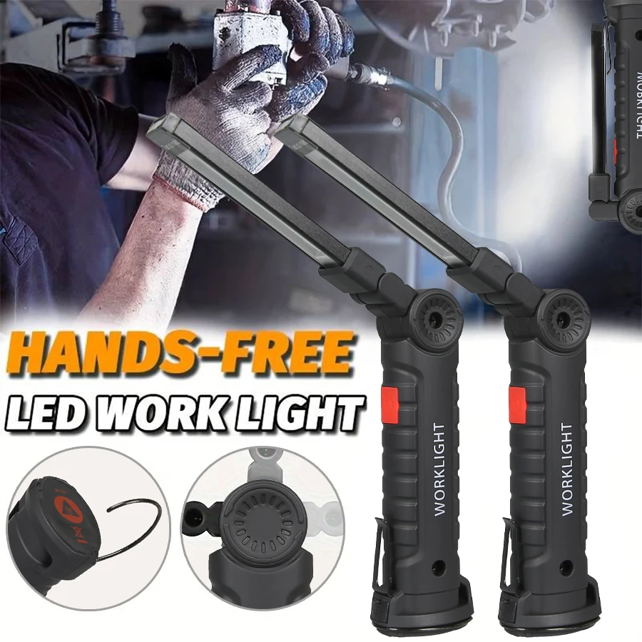 New Portable COB LED Flashligh - огляд і ціна Outdoor Camping Lamp