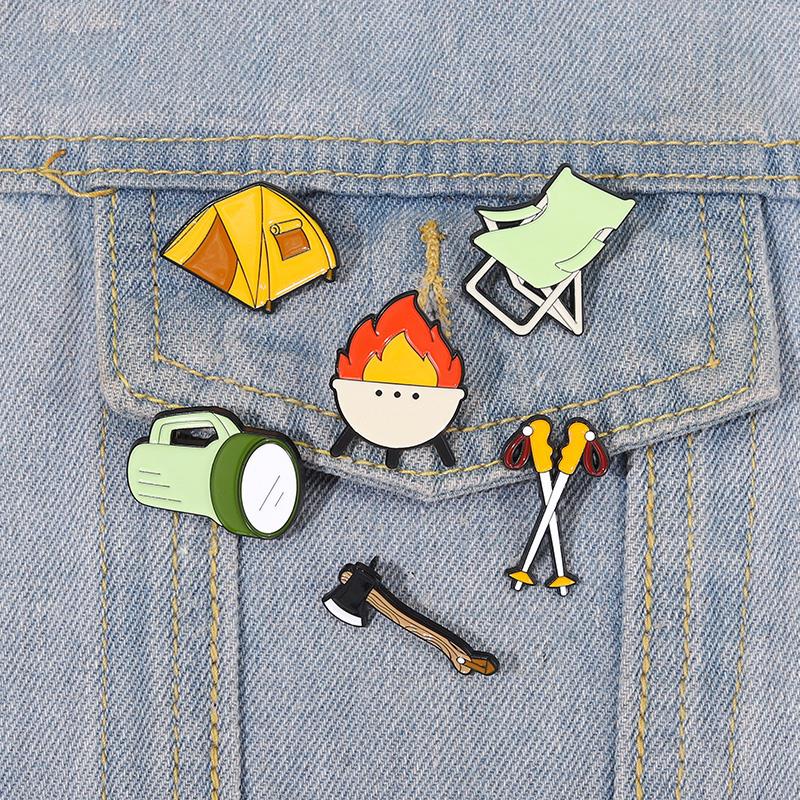 Go Camping Enamel Pins Custom  - огляд і ціна Trekking Poles