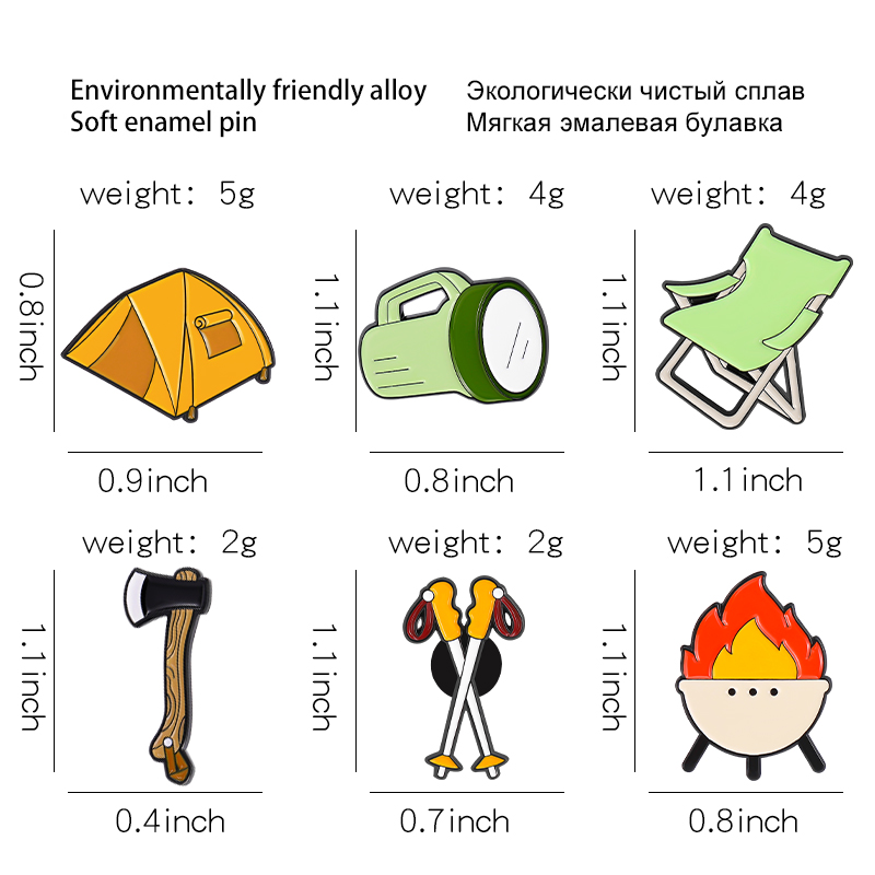 Go Camping Enamel Pins Custom  - огляд і ціна Trekking Poles
