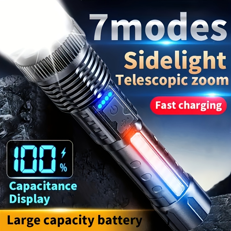 Powerful LED Flashlight Batter - огляд і ціна Outdoor Camping Lamp